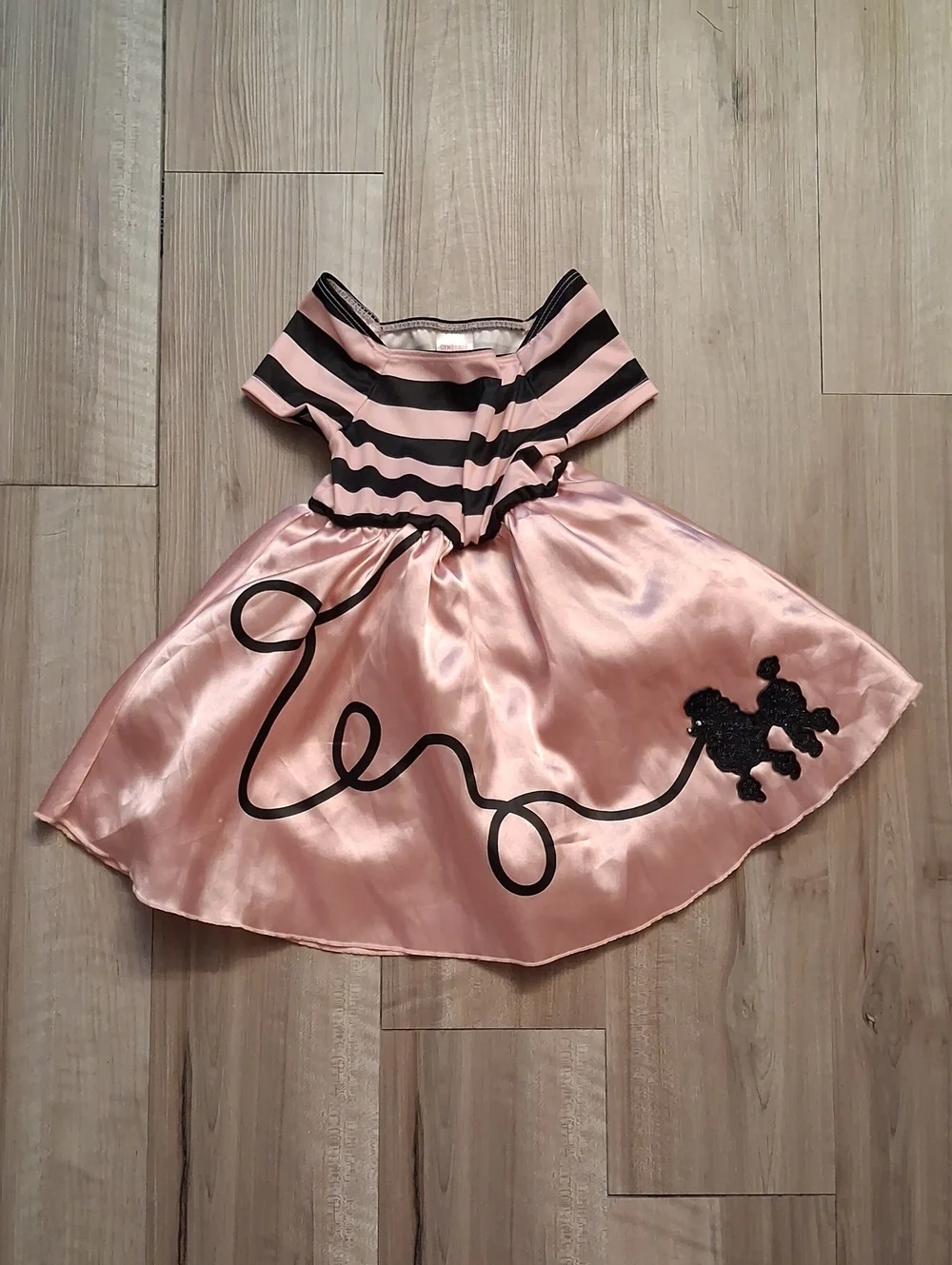 Gymboree Pink and Black Striped Poodle Costume Dress 12-18 Months (L)